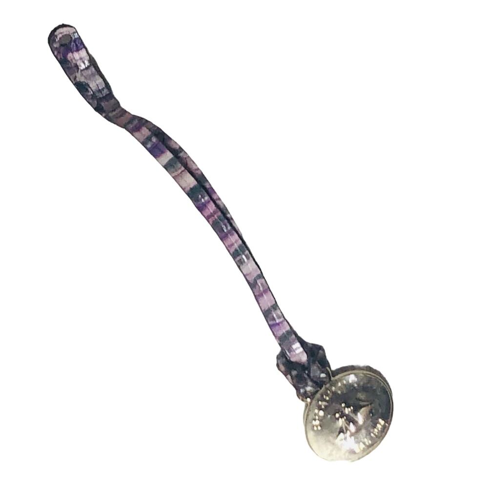 Brahmin NEW Multicolor Croc Embossed Handbag Hang Tag Bag Charm Purple Melbourne